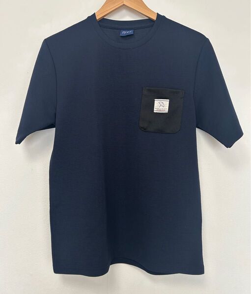 アーノルドパーマー 半袖シャツ カットソー Tシャツ ポケット M ネイビー