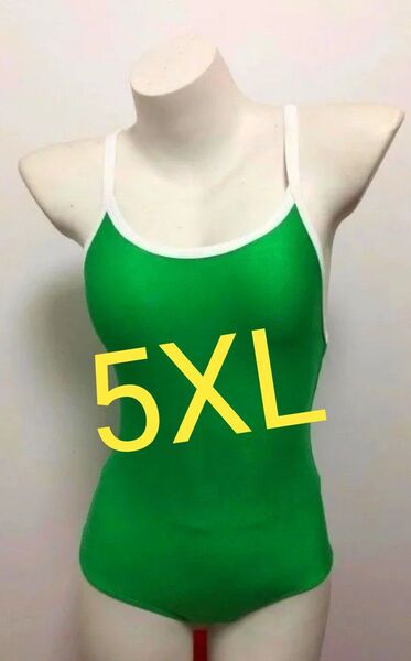 新品 競泳水着 パイピング スクール水着 5XLサイズ 6Lサイズ