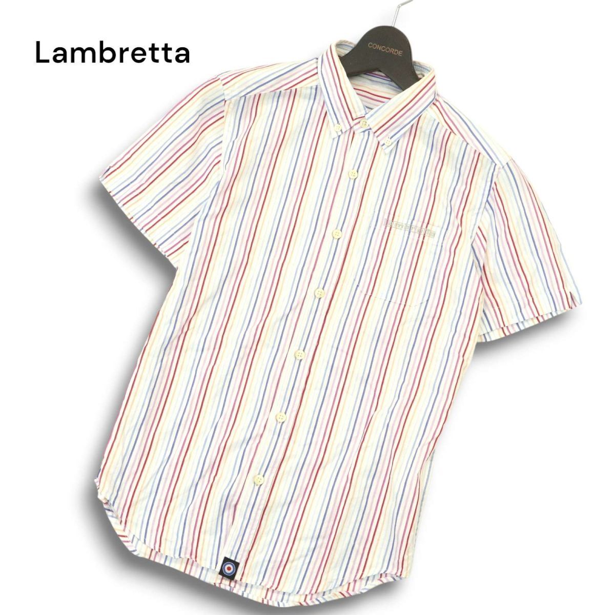 Lambretta ランブレッタ ストライプ Tシャツ 半袖 ホワイト 2025年最新】Yahoo!オークション -ランブレッタtシャツの中古品