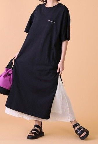 フリークスストア チャンピオンコラボ ロングワンピース ロングTシャツ