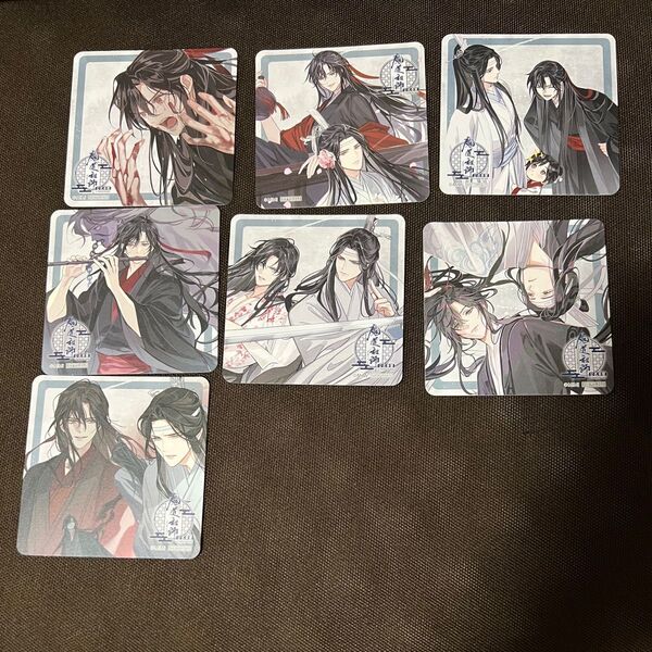魔道祖師 茶屋 THEキャラ コースター 藍忘機 魏無羨 忘羨