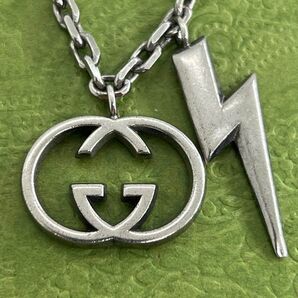 GUCCI インターロッキング 雷 イナズマ ネックレス 04-113.15