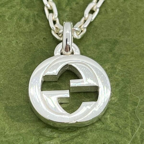 GUCCI インターロッキングg ダブルg カットアウト ネックレス054114
