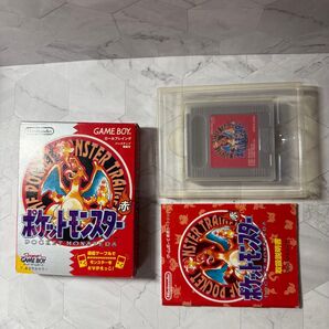 ポケットモンスター 赤 ゲームボーイ ソフト 箱 説明書 FK