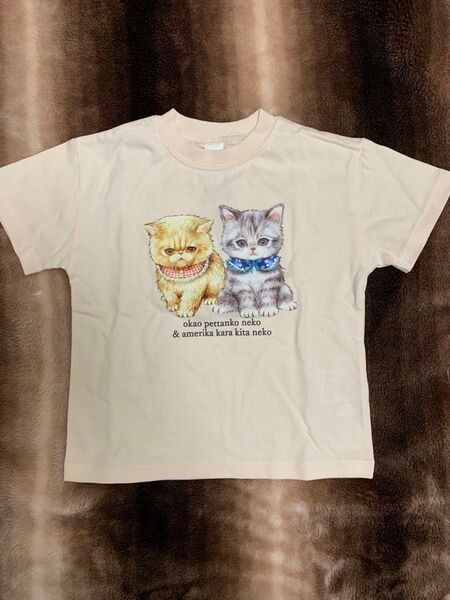 新品未使用タグ付 Cottoli meet yukiemon ネコTシャツ 100サイズ