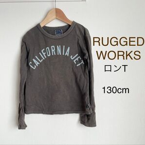 RUGGED WORKS 長袖カットソー 130ラゲッドワークス