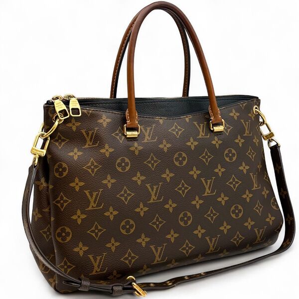 【極美品】ルイヴィトン LOUIS VUITTON モノグラム パラス MM 2WAY ハンドバッグ ショルダーバッグ 男女兼用