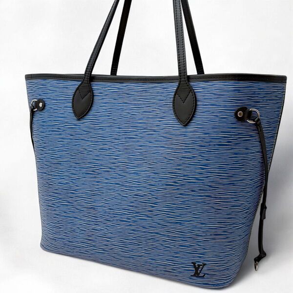 【極美品】ルイヴィトン LOUIS VUITTON エピ デニム ネヴァーフル MM トートバッグ ショルダーバッグ 大容量