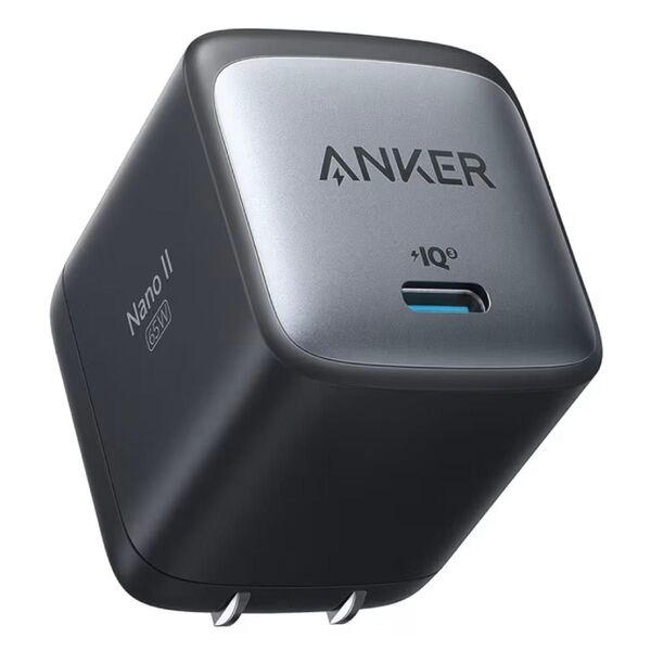 アンカー Anker Nano II 65W (PD 急速充電器 USB-C) ブラック A2663113 タイプC
