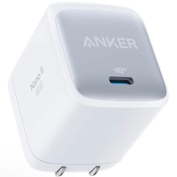 アンカー Anker Nano II 65W (PD 急速充電器 USB-C) ホワイト A2663123 タイプC