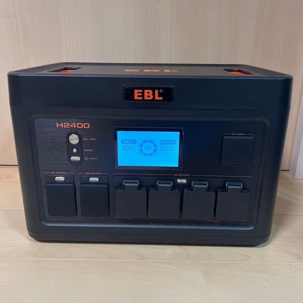 EBL ポータブル電源 2400W大容量 ポータブルバッテリー ポータブル電源 ポータブルバッテリー ポータブル電源 アウトドア