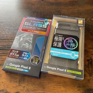 エレコム Google Pixel 8 保護フィルム&ケース 2点セット 未使用未開封