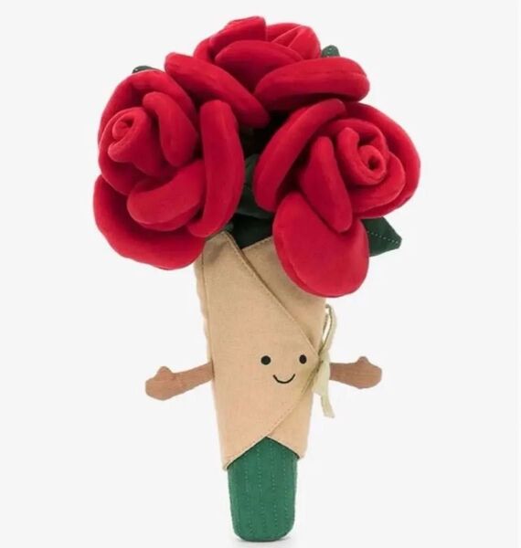 即日発送 新品 ジェリーキャット 花束 ブーケ バラ 母の日 ぬいぐるみ 花 ローズ