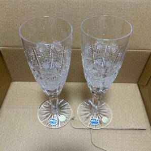 BOHEMIA Cristal ペアグラス カットグラス クリスタルガラス