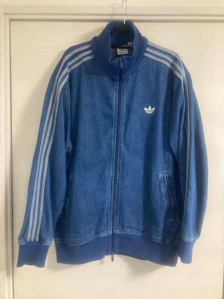 JP 3XL adidas アディカラー デニム ファイヤーバード トラックトップ