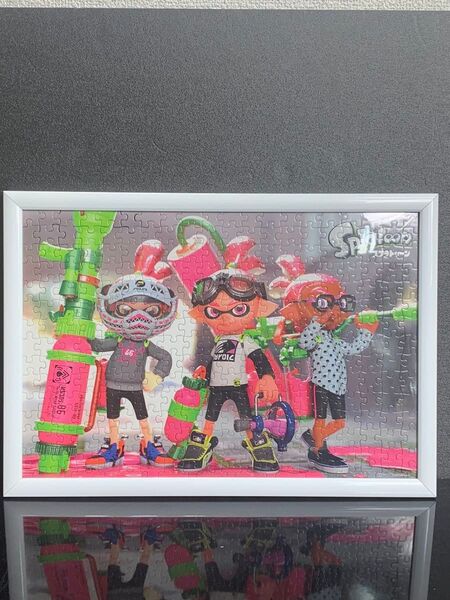 No.581 スプラトゥーン パズル puzzle 壁掛け インテリア Splatoon 完成品 額縁あり ジグソーパズル