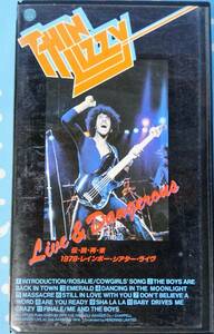 [VHS]THIN・LIZZY／シンリジィ／ライブ・アンド・デンジャラス（VHS）