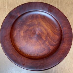 awabi ware あわびウェア 6.5寸透漆 うるし塗 木皿 パン皿 インテリア 木製 民藝 淡路島