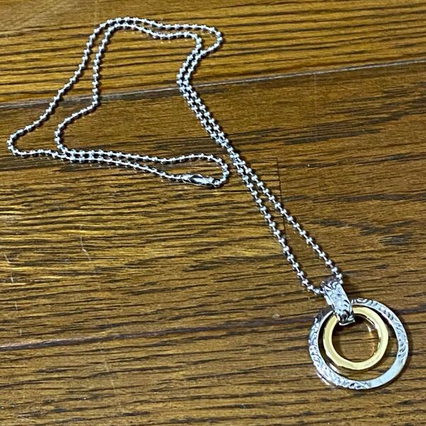 リングデザイン ネックレス アクセサリー ペンダント