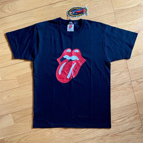 EYEDY 半袖Tシャツ ローリングストーンズ Tシャツ 半袖 ブラック タグ付き Tシャツ