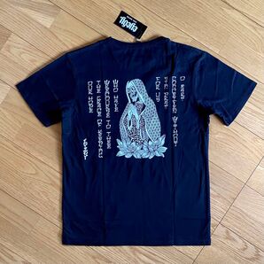 EYEDY 半袖 Tシャツ スカルプリント 半袖Tシャツ ブラック タグ付き