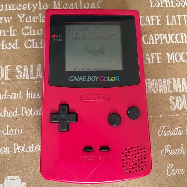 ゲームボーイカラー GAMEBOY COLOR 本体 赤 レッド RED