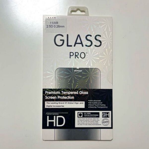 GLASS PRO iPhone 11/XR 強化ガラス保護フィルム