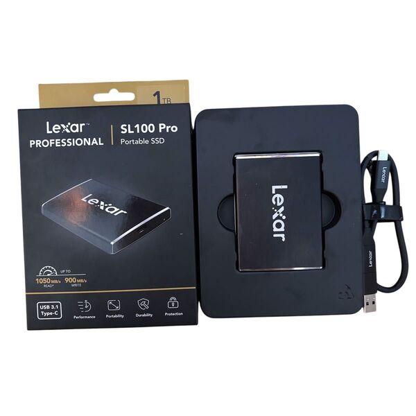Lexar プロフェッショナルSL100 Pro 1TB ポータブルソリッドステートドライブ SSD