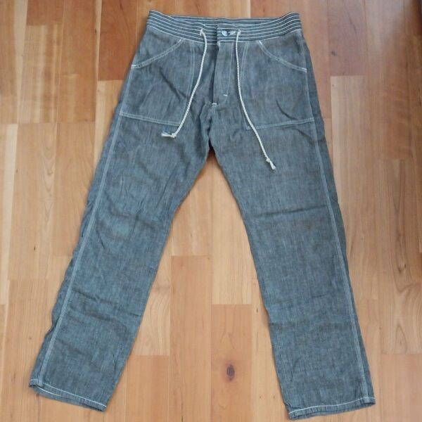 Lee デニムパンツ イージーパンツ ロールアップ対応 夏パンツ 薄手 30size