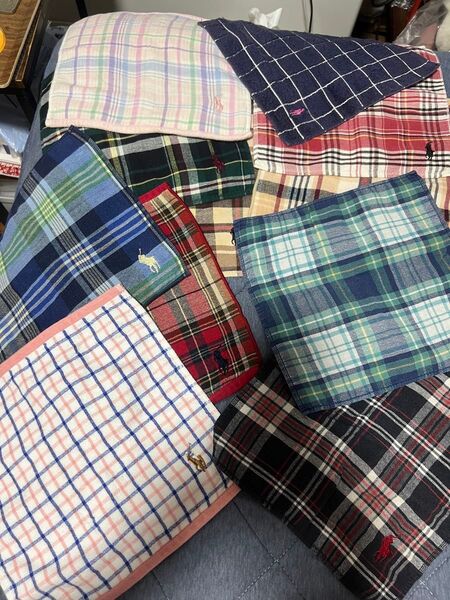 【11枚セット美品】polo RalphRuebenタオルハンカチ