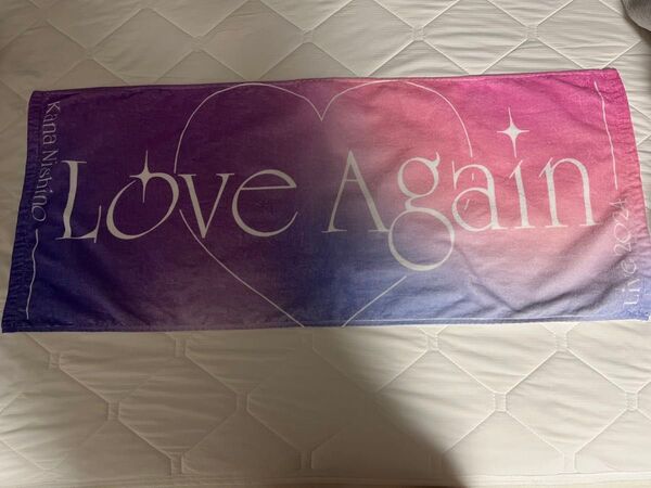 西野カナ ライブ タオル LoveAgain グッズ