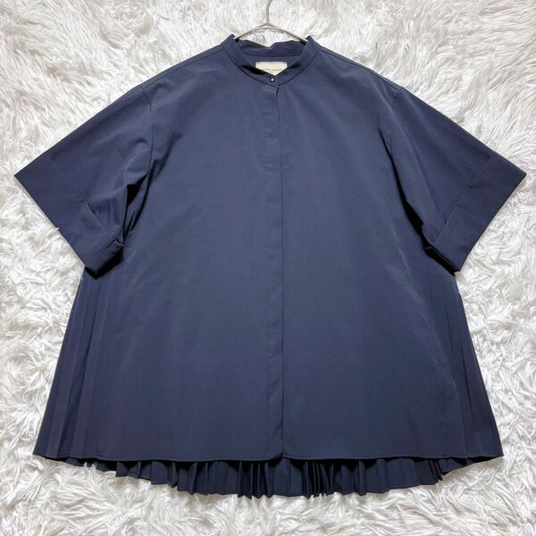 未使用級 24ss UNITED ARROWS ユナイテッドアローズ バックプリーツ 五分袖 ブラウス