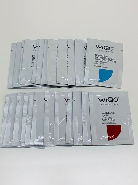 WiQoフェイスフルイド、ナリシングクリーム サンプル各12個