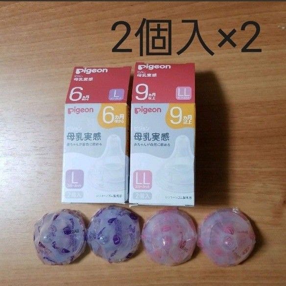 母乳実感乳首2個入 L、LLサイズ各1