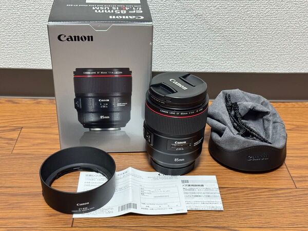 美品 Canon キャノン EF 85 f1.4 IS L USM