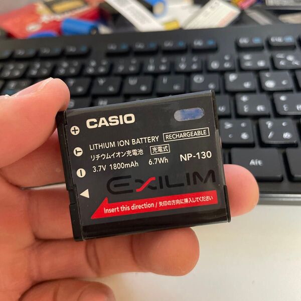 【動作確認済】返金保証 中古 純正品 デジカメ用バッテリー CASIO NP-130