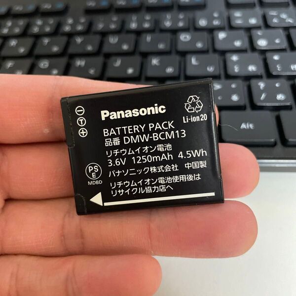 【動作確認済】返金保証 中古 純正品 デジカメ用バッテリー Panasonic DMW-BCM13