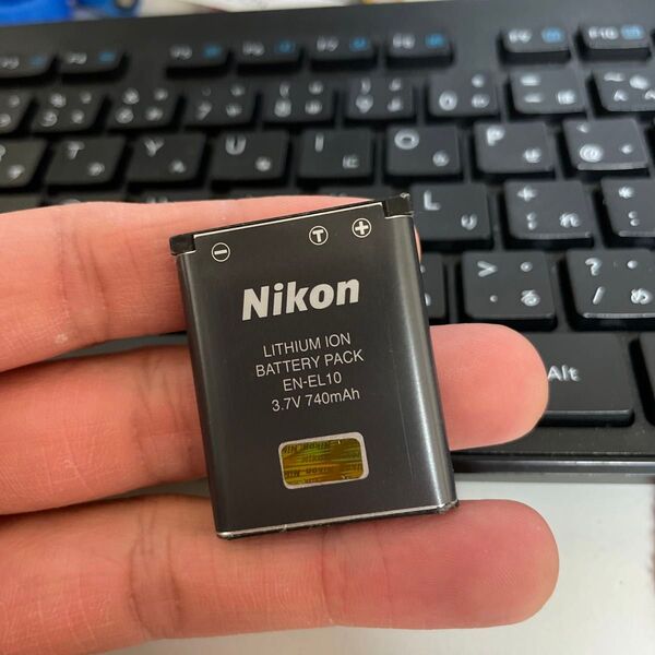 【動作確認済】返金保証 中古 純正品 デジカメ用バッテリー Nikon EN-EL10