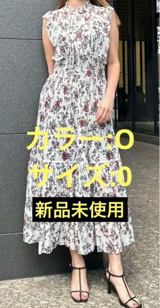 スナイデル Sustainable20周年プリントワンピース O 花柄