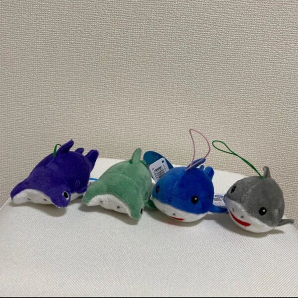 サメ ふとっちょ ぬいぐるみ キーホルダー ホオジロザメ シュモクザメ シャーク