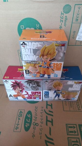 一番くじ ドラゴンボールDAIMA 第2弾 A賞 孫悟空(ミニ) B賞 孫悟空(ミニ) C賞 ベジータ(ミニ) 未開封