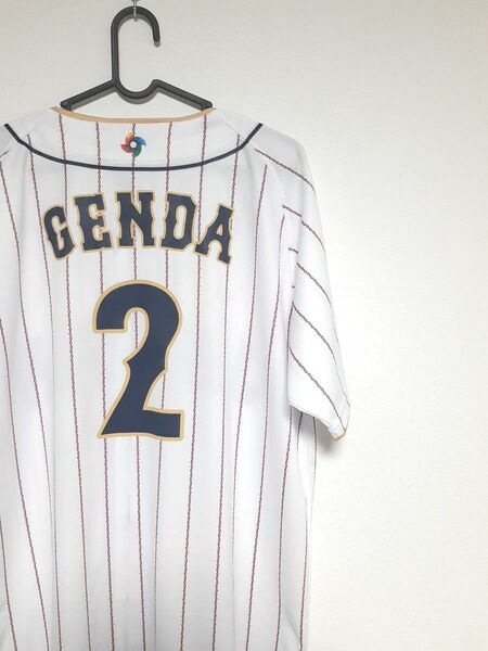 ★極美品★ ミズノ 源田壮亮 レプリカユニフォーム ホワイト フリーサイズ