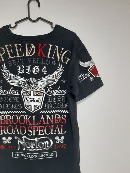 ★大人気★ ノートン 半袖Tシャツ ビックロゴ ブラック XL
