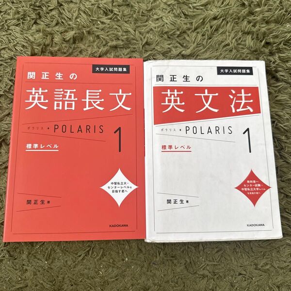 大学入試問題集 関正生の英語長文 英文法ポラリス 1 標準レベル2冊セット