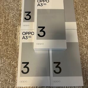 OPPO A3 5G 新品未開封 5台セット