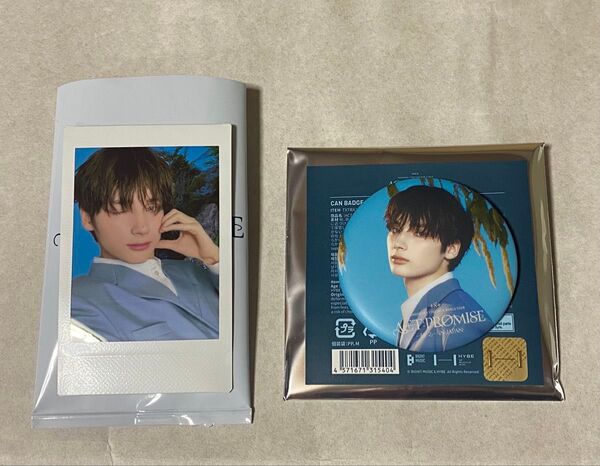 TXT トゥバ ACT:PROMISE EP2 IN JAPAN 缶バッジ インスタントフォト チェキ ヒュニンカイ