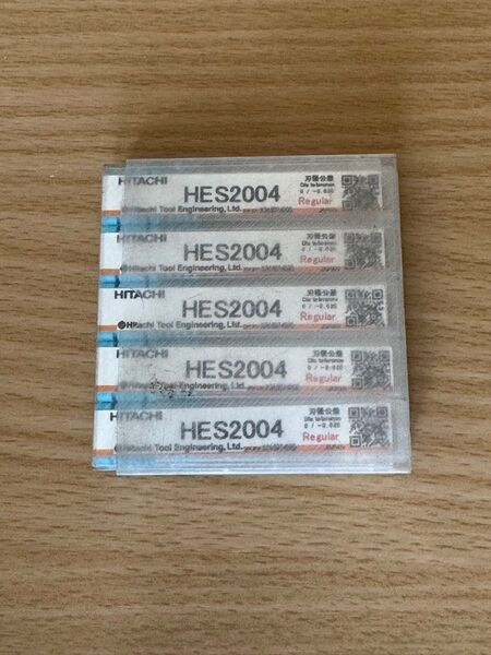 超硬2枚刃エンドミル HES2004(レギュラー刃長) モルディノ・旧三菱日立ツール 5本セット