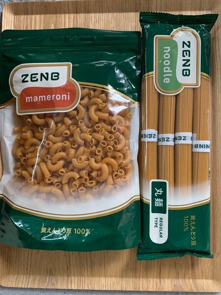 ZENB ゼンブヌードル 丸麺 4食入り 黄えんどう豆 ゼンブマメロニ