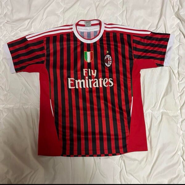 2011年 ACミラン サッカーユニフォーム adidas Fly Emirates ホーム ゲームシャツ