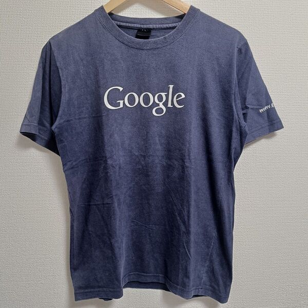 企業ロゴ Tシャツ グーグル ネイビー Sサイズ相当